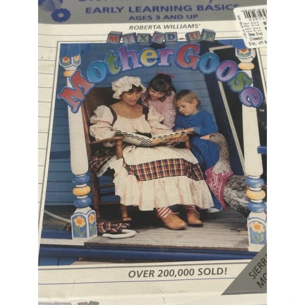 Roberta‎ Williams' Mixed-Up Mother Goose, 1991, Big Box, New & Sealed